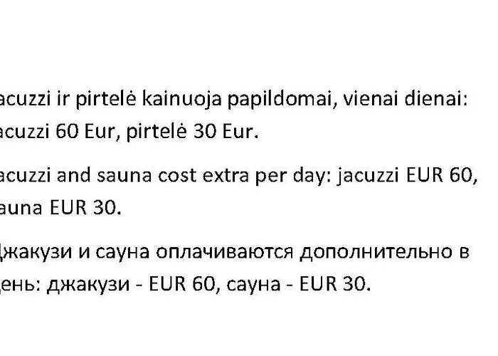 Atostogu Namas Su Baseinu, Jacuzzi Ir Pirtimi Vakantiehuis